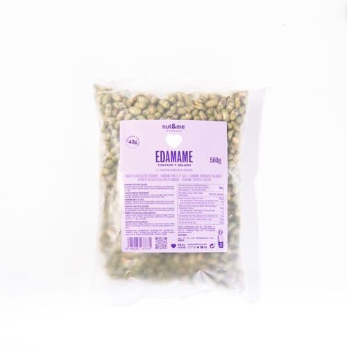 Toasted and salted edamame 500g nut&me - Healthy snack