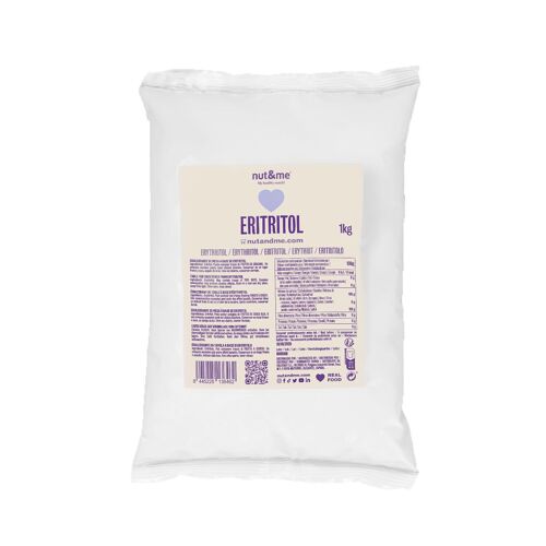 Eritritol Granulado 1kg nut&me - Edulcorante natural