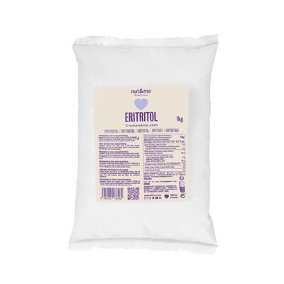 Eritritol Granulado 1kg nut&me - Edulcorante naturel