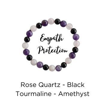 EMPATH PROTECTION Crystal Bracelet (Protection, Compassion) 1
