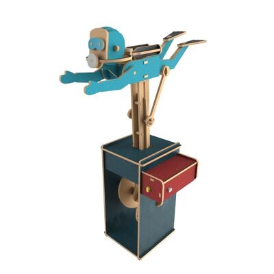 Kit de construction en bois DIY Ilo 3D The Diver, 0219, 19,5x12x27,5 cm