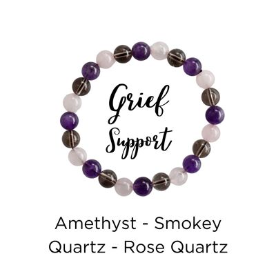 GRIEF Support Crystal Bracelet, Meditation Bracelet