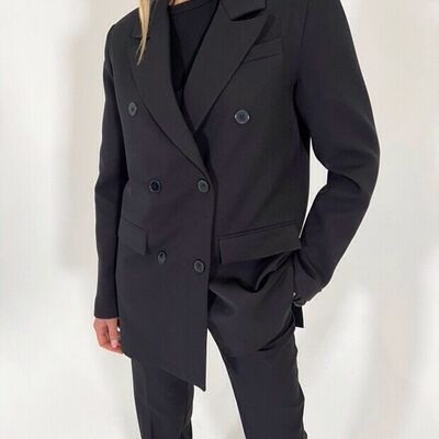 BLACK Suit Jacket - VIDA NEW