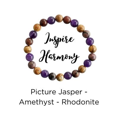 Inspire HARMONY Crystal Bracelet (Emotional Equilibrium)