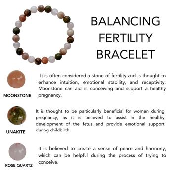 Balancing FERTILITY Crystal Bracelet (Assisting, Environment 2