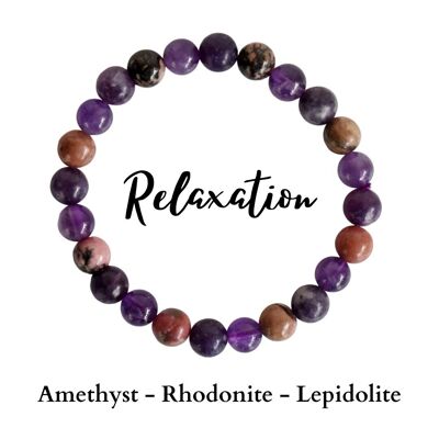 Brings RELAXATION Crystal Bracelet (Anti-Stress, Strength)