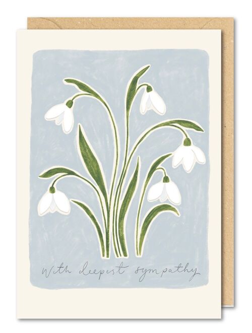 Sympathy Snowdrops Card