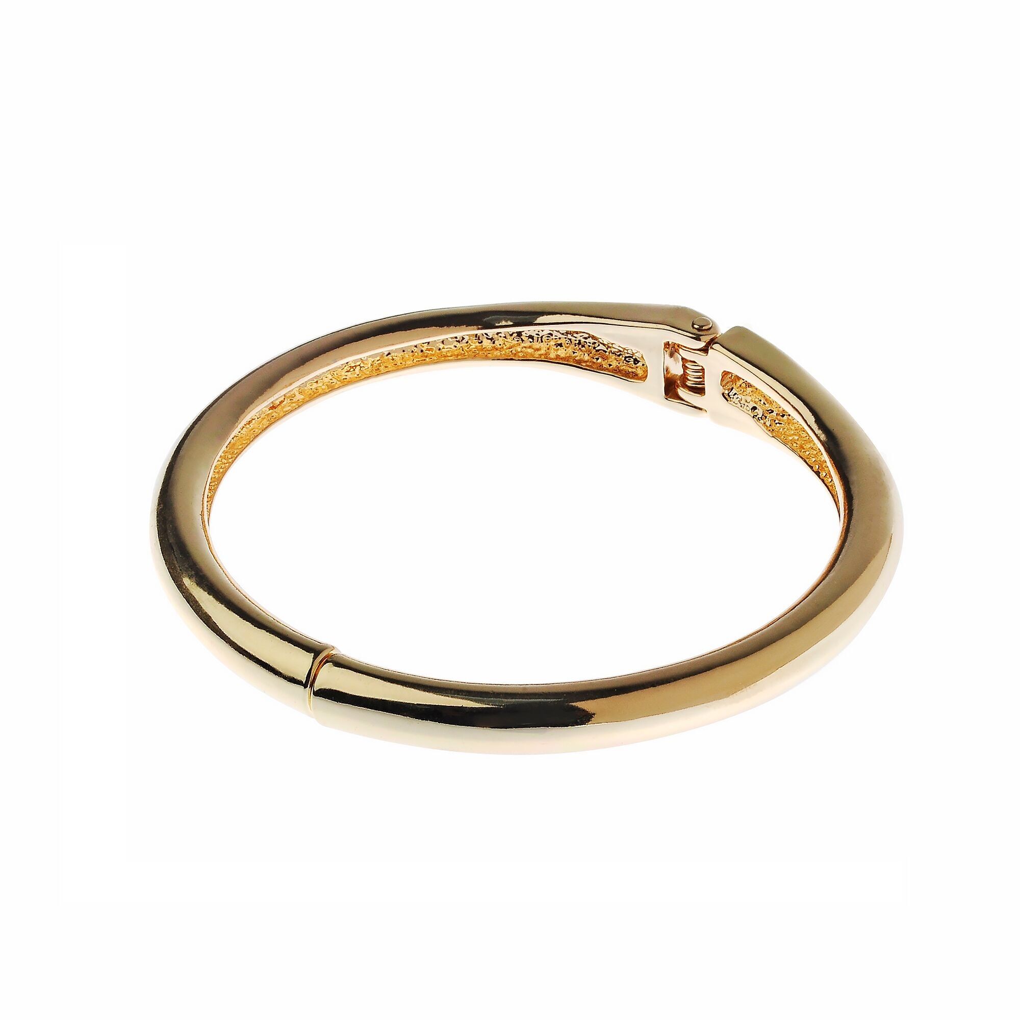 Bracciale rigido Luxe Flex in oro 14K con cerniera