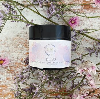 Bliss Cream - Crème de luxe pour les mains et les ongles à la lavande et au romarin 1
