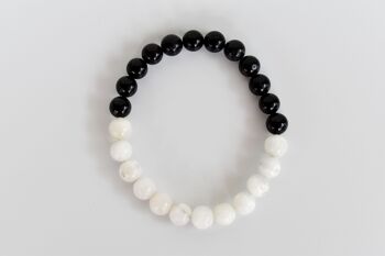 Yin Yang Energy Balance Crystal Bracelet, Spiritual Support 5