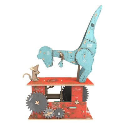 Fai da te Ilo Build 3D modello meccanico in legno da costruzione Rise Of The Mammals, 0227, 11x19x26cm
