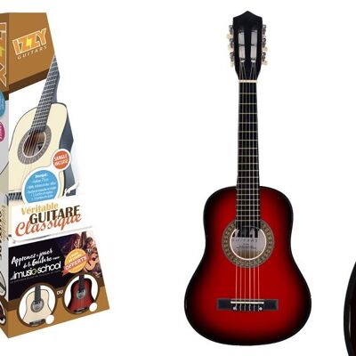 WS - Guitare - 1/4 - Classique - 620688 - 75 cm - Sunburst - Idéale Pour Les Débutants - 3 Mois d'Abonnement à iMusic-School Offerts - Guitare Pour Enfant - Tilleuil et Erable - IZZY - À Partir de 5 Ans