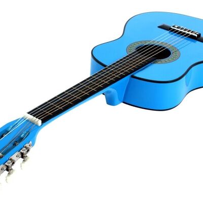 WS - Guitare - 4/4 - Classique - 622605BL - 99 cm - Bleu - Idéale Pour Les Débutants - 3 Mois d'Abonnement à iMusic-School Offerts - Guitare Pour Enfant - Tilleuil et Erable - IZZY - À Partir de 12 Ans
