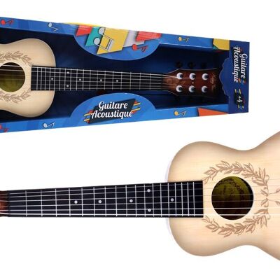 WS - Guitare - Musique - Eveil Musical - 610778 - 61 cm - Naturel - Idéale Pour Les Débutants - Guitare Pour Enfant - Instrument - Junior - Eveil Musicale - Dansing Kids - À Partir de 4 Ans