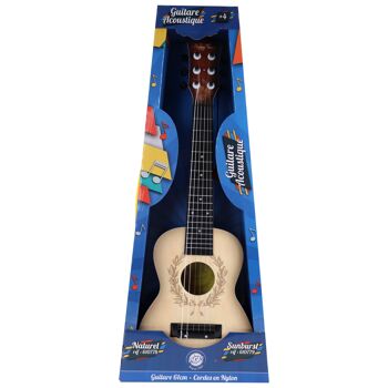 WS - Guitare - Musique - Eveil Musical - 610778 - 61 cm - Naturel - Idéale Pour Les Débutants - Guitare Pour Enfant - Instrument - Junior - Eveil Musicale - Dansing Kids - À Partir de 4 Ans 3