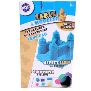 MAIN D'ARTISTE - Sable À Modeler - Loisir Créatif - 030899G - Couleur Aléatoire - 400 Gr - Jouet Enfant - Modelage - Sable Magique - Activités Manuelles - À Partir de 5 ans 3