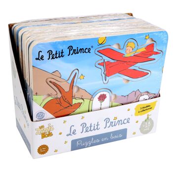 PLANÈTE BOIS - Puzzle - Jeu Educatif - Le Petit Prince - 865003 - 5 Pièces - Multicolore - Bois - Jeu Pour Enfant - Puzzle Enfant - 21,5 cm x 17,5 cm - À Partir de 18 Mois 2