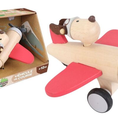 PLANÈTE BOIS - Avion - FSC - 030197 - 1 pièce - Modèle Aléatoire - Bois - Jeu Pour Enfant - Planneur - Jouet Durable - 12 cm x 8 cm - À Partir de 12 Mois