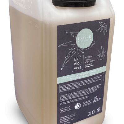 Hair & Body Wash | Organic aloe vera 3 liter refill canister