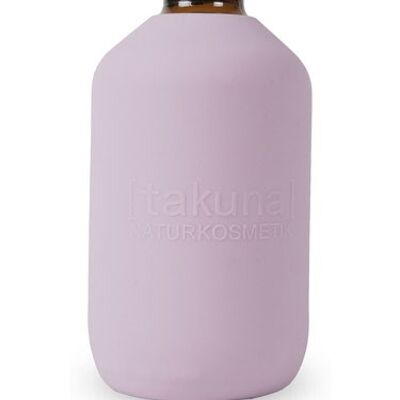 Funda protectora Mauve Rosé | Reutilizable y sin BPA, para botella de vidrio Takuna de 250 ml