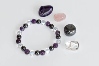 AQUARIUS Tumbled Crystals Kit, AQUARIUS Stones Gift 4