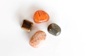 LEO Tumbled Crystals Kit, LEO Stones Gift, Zodiac Set 7