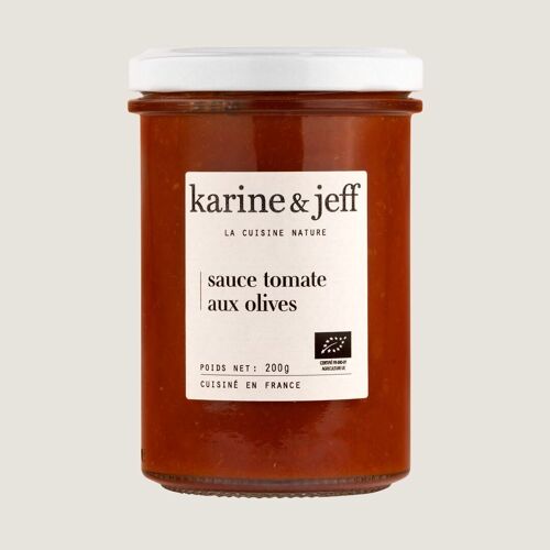 Sauce tomate aux olives