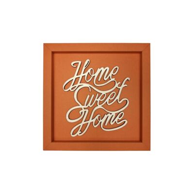 HOME SWEET HOME - Bild Karte Holzschriftzug