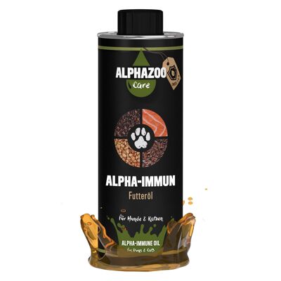 Alpha-immune feed oil