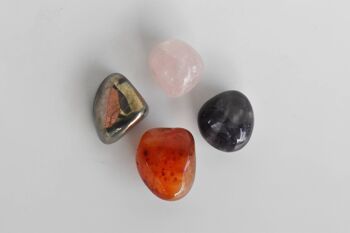 TAURUS Tumbled Crystals Kit, TAURUS Stones Gift, Zodiac Set 7