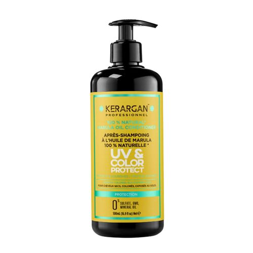 Kerargan - Après-Shampoing Protecteur UV & Couleur à l'Huile de Marula - 500ml