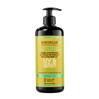 Kerargan - Après-Shampoing Protecteur UV & Couleur à l'Huile de Marula - 500ml 1