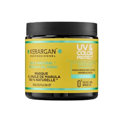 Kerargan - Mascarilla protectora UV y color con aceite de marula - 500ml