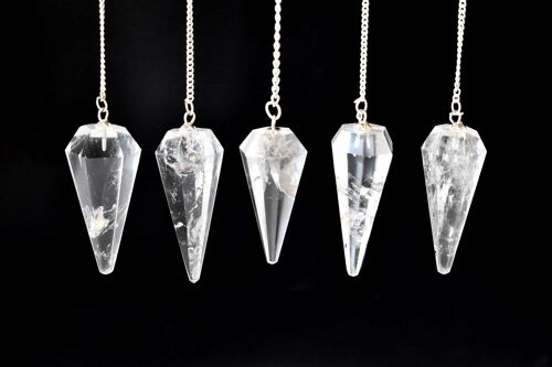 Crystal Quartz Pendulum, Crystal Pendulum (Meditation and Channeling)