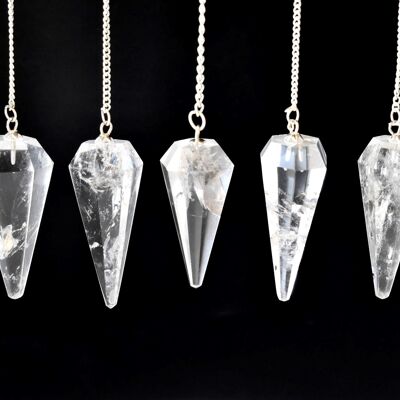 Crystal Quartz Pendulum, Crystal Pendulum (Meditation and Channeling)