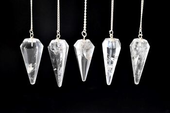 Crystal Quartz Pendulum, Crystal Pendulum (Meditation and Channeling) 1