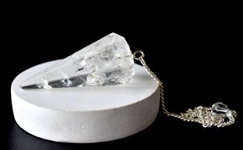 Crystal Quartz Pendulum, Crystal Pendulum (Meditation and Channeling) 6