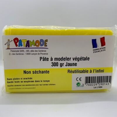 Pâte végétale non séchante pain 300 gr jaune