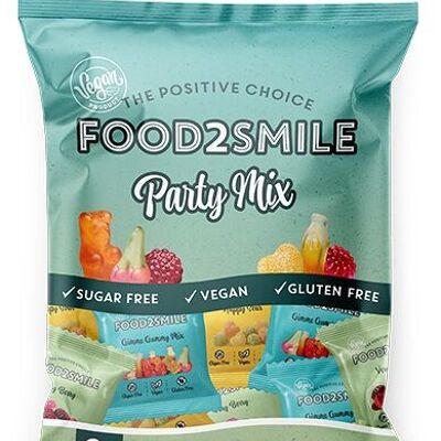 Candy sugar-free, vegan and gluten-free, sharing bag | Party Mix 12x9x20 grams