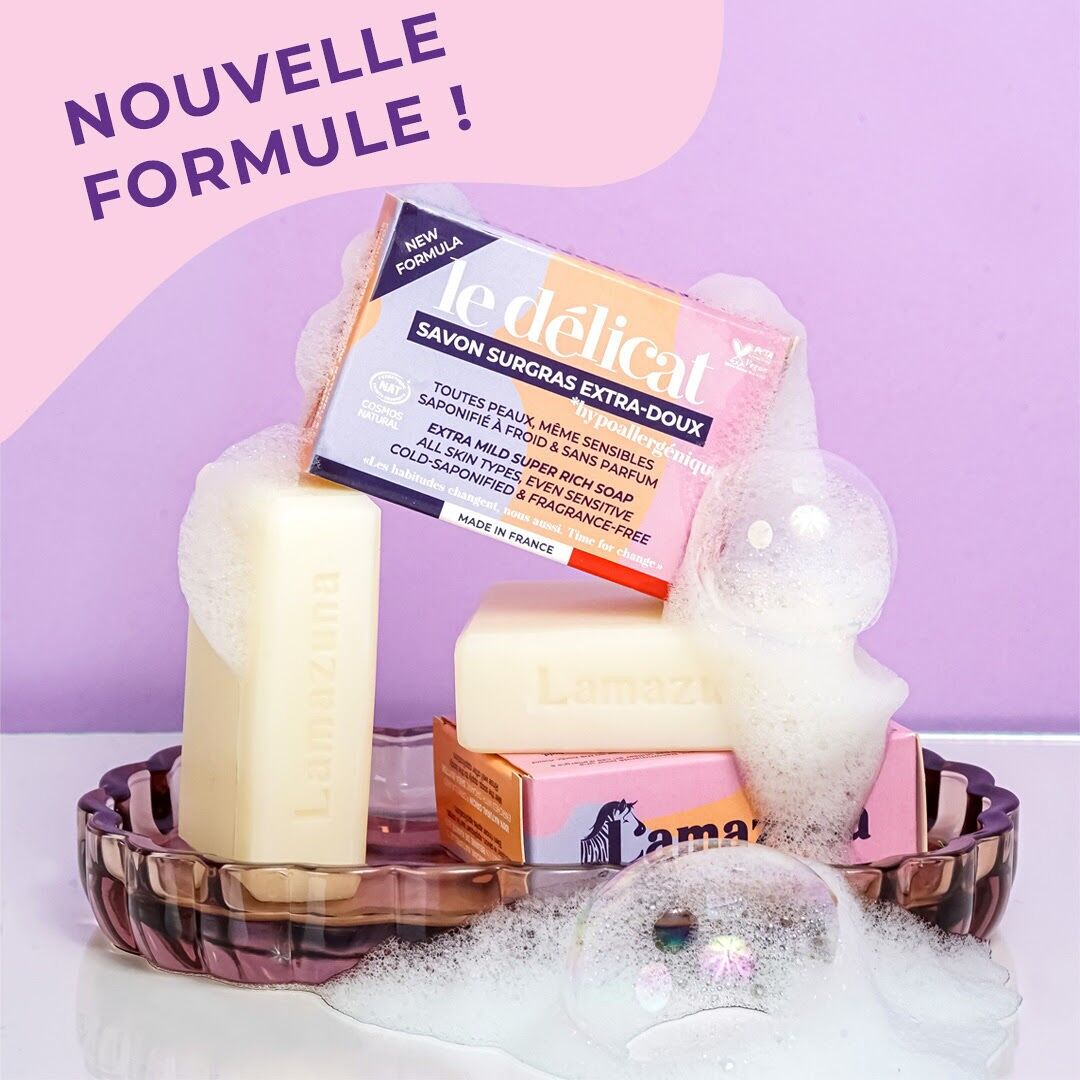 Savon SAF Le délicat - COSMOS Natural - hypoallergénique