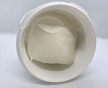 Pâte à modeler Autodurcissante pot de 500 gr  blanc: Made in France 3