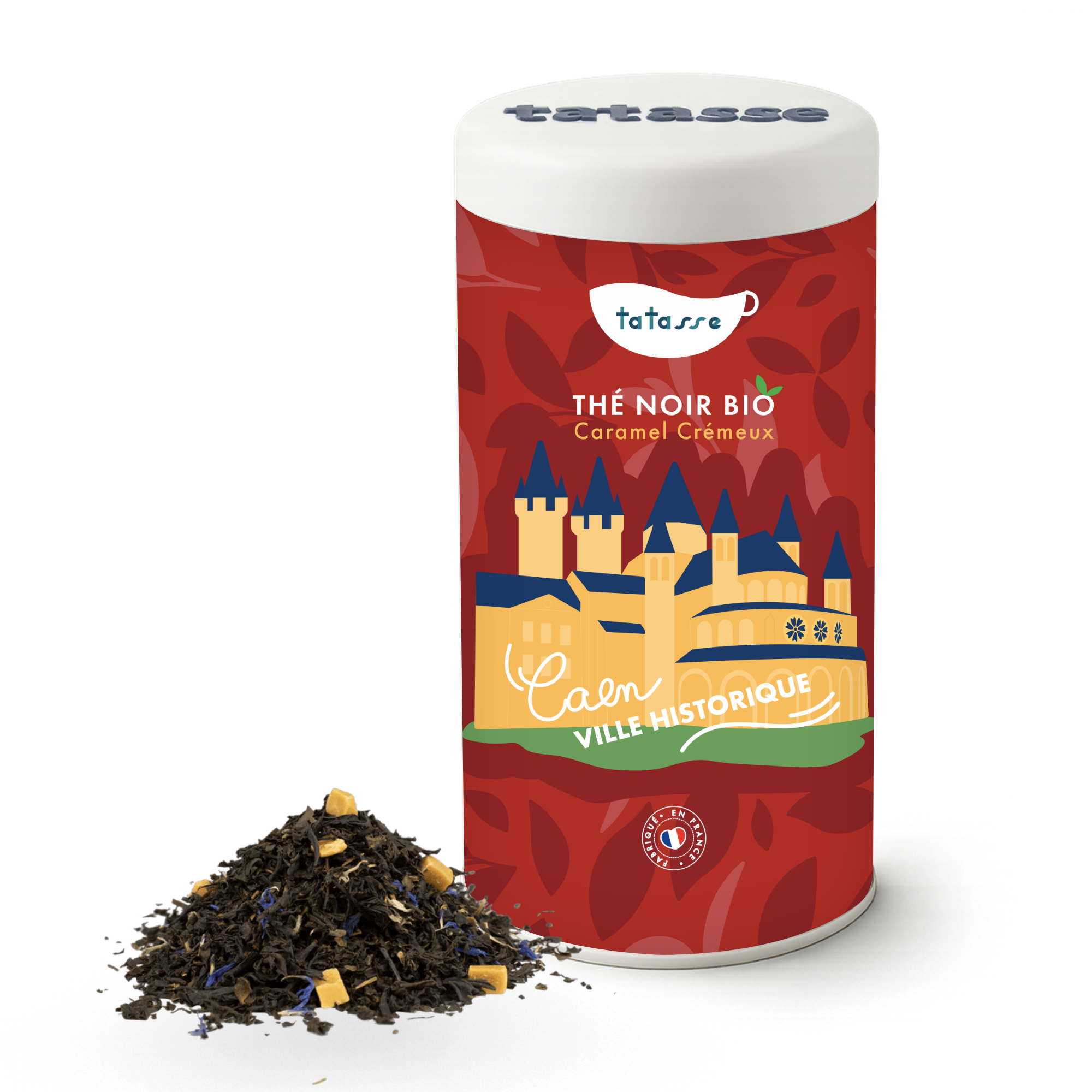 Organic black tea with caramel cream – a rich and full-bodied infusion – Caen, Historic City