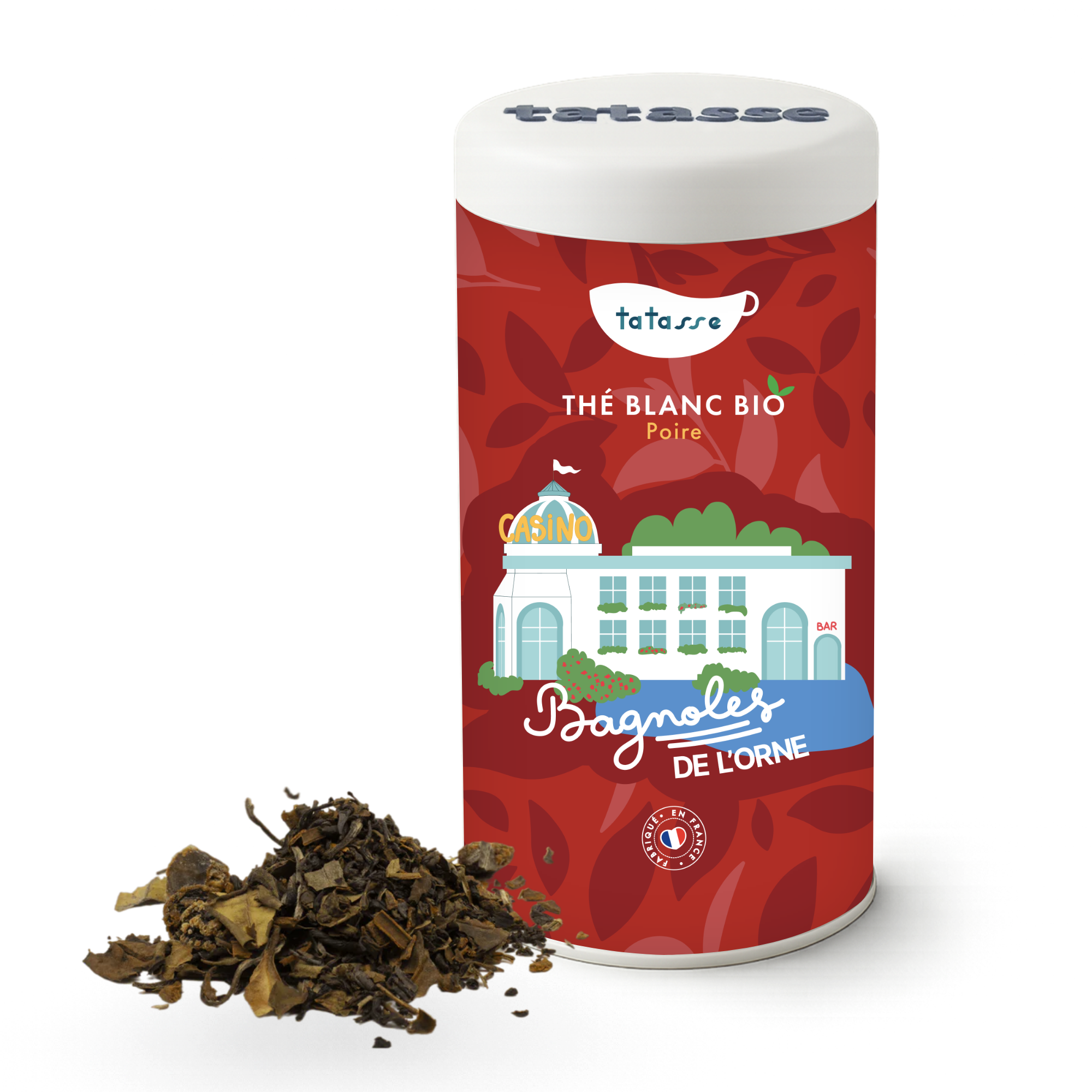 Organic white pear tea – delicate and fruity infusion – Bagnoles-de-l’Orne – Tatasse