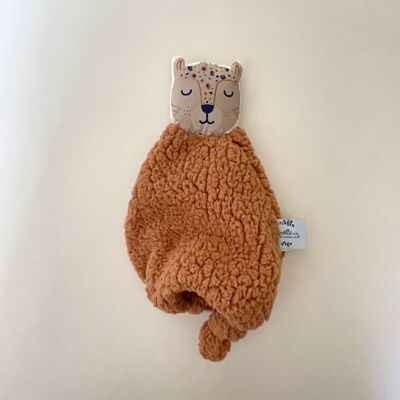 Doudou Pantera peluche marsala