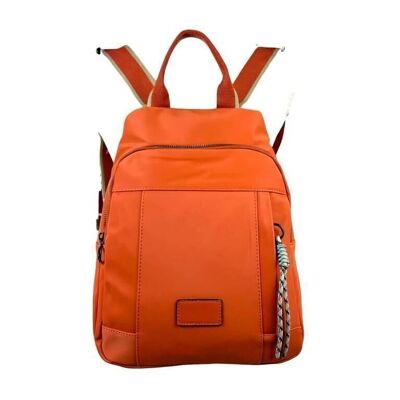 Women's Nylon Anti-Theft Backpack with 2 Front Pockets