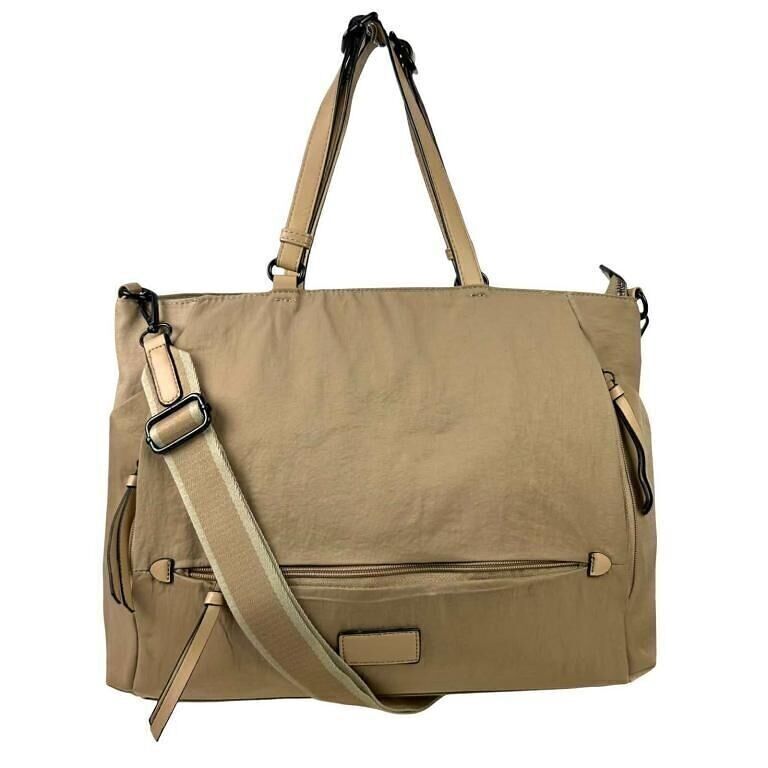 Borsa in nylon con grande capacità e 4 tasche esterne