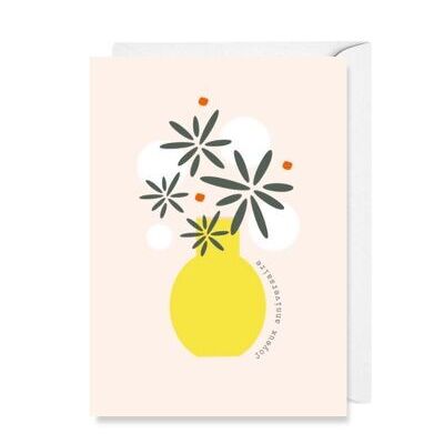 SIMPLE CARD bright bouquet “Happy Birthday”