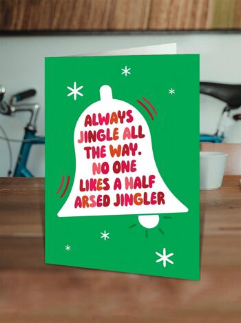 Carte de Noël drôle - Half Arsed Jingler 2