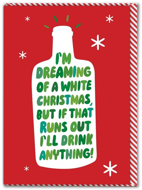 Funny Christmas Card - White Christmas