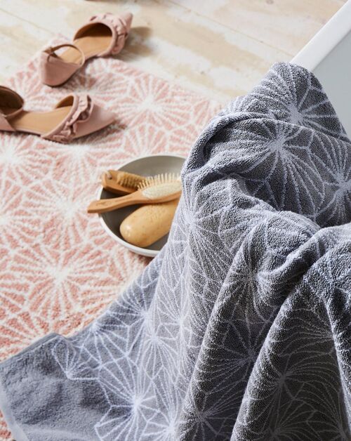 Madrid Luxury Jacquard Geometric Design Bath Towels